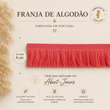 Franja Algodão 4 cm – Vendida ao Metro