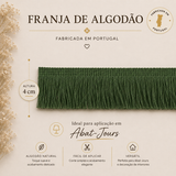 Franja Algodão 4 cm – Vendida ao Metro