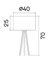 Candeeiro Túnis 059/M - 25