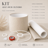 Kit Abat-Jour cilindro - Várias medidas