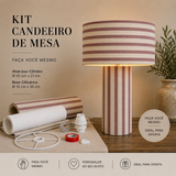 Kit Candeeiro de Mesa