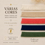 Franja Algodão 4 cm – Vendida ao Metro