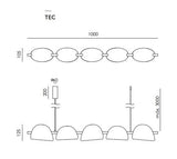 Candeeiro Teto Lada C1354/5  0326