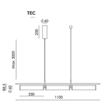 Candeeiro Teto Numu C1343/3 0326