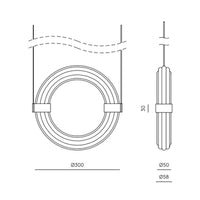 Candeeiro Teto Elli C1311/S 1224