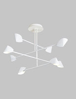 Candeeiro Teto 8757 - Branco e Preto